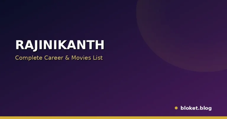 Rajinikanth complete career and movies list featured cover image